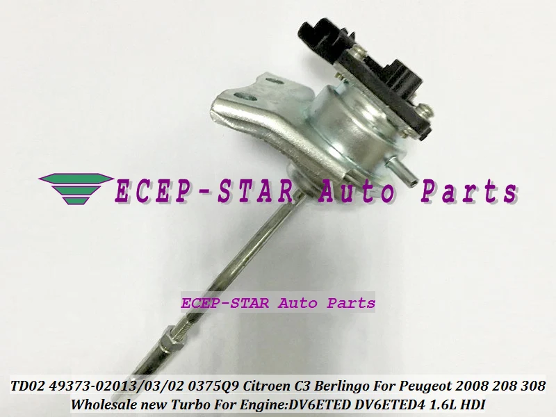 Turbo Actuator TD02 49373-02013 49373-02003 49373-02002 0375Q9 For Citroen C3 Berlingo For Peugeot 2008 208 308 DV6ETED 1.6L HDI  (1)