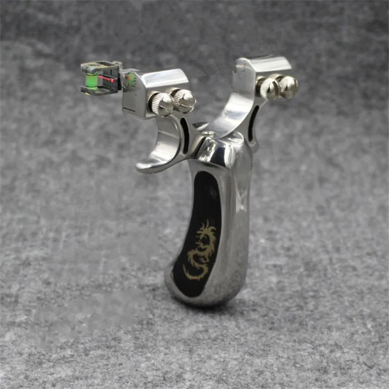 

Hunting Slingshot Catapult Stainless Steel Twin Screw with Target Outdoor Shooting Handheld Slingshot Rubber Band New 2019