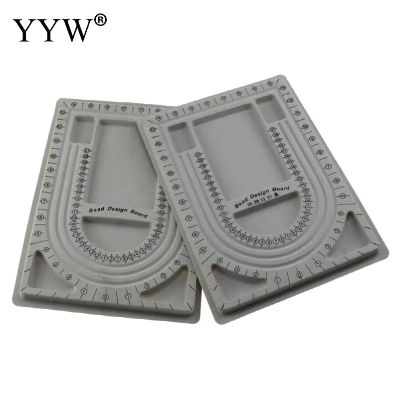 

Flocked Bead Board Bracelet Organiser Tray Design Craft Tool For Jewelry Making DIY Necklace Accessories