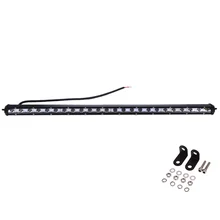 Polegada 90 32 w Levou Barra de Luz À Prova D’ Água 12 v 24 v Externas Flood Mancha Trabalho Lâmpada Luzes de condução para 4WD SUV ATV Off Road