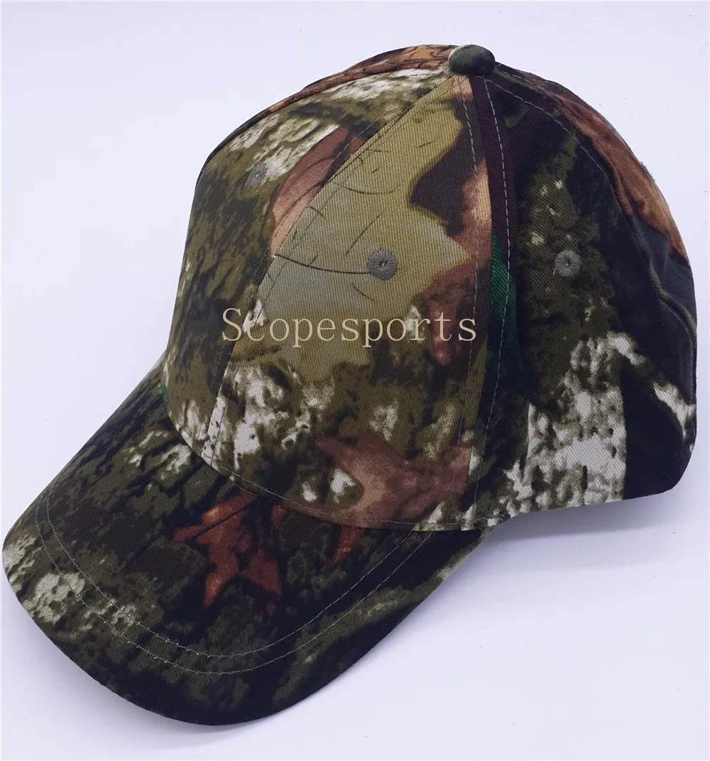 New Hunting Cap Camouflage Military Tactical Peaked Cap Fishing Hiking Bionic Cap Camo Baseball Hat Free Shipping (4)