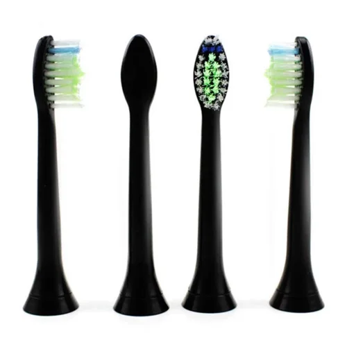 

Mini Replacement Brush Head For Philip Electric Toothbrush Effective Cleaning Remove Contoured Design With Trimmed Bristles 4pcs