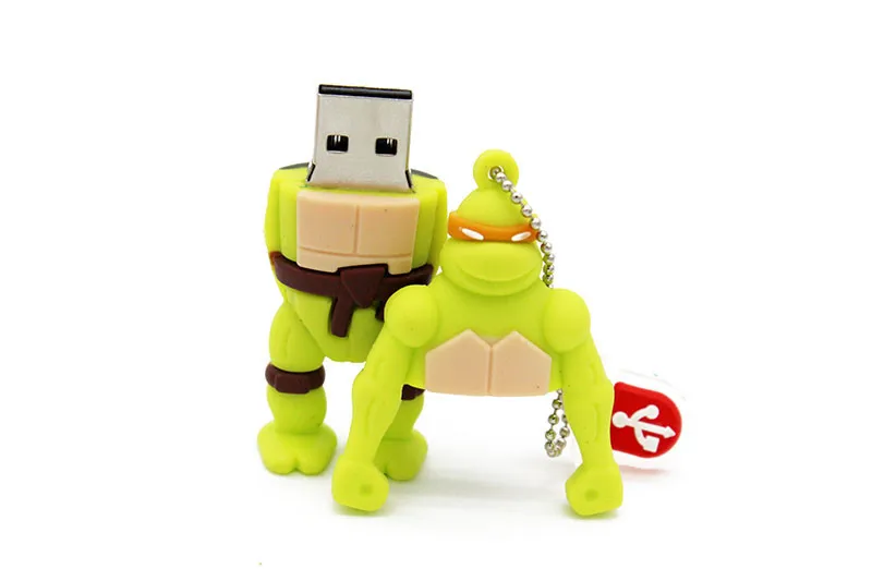 JASTER Продвижение Мода творческий мультфильм подростков мутант ниндзя черепаха USB флэш-накопитель 4 ГБ 8 ГБ 16 ГБ 32 ГБ флешка