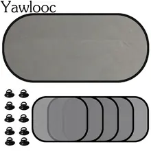 5 Pc/Set Preto Auto Pala de Sol Do Carro Sun Sombra Janela Do Carro Ventosa Cortina Car Auto Sun Sombra Car Styling Covers sombrinha