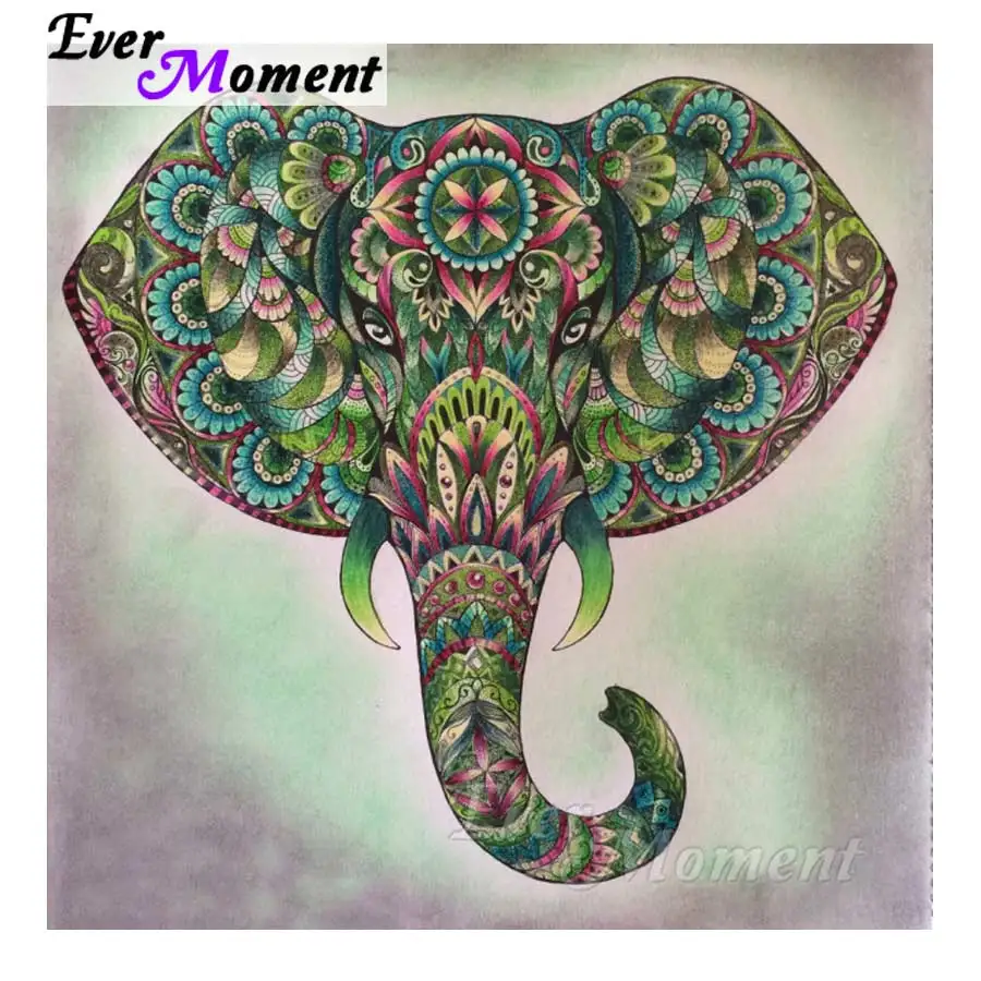 Diamond Painting 5D Full Drill Magnetic Elephant Cross Craft Home Decor Picture