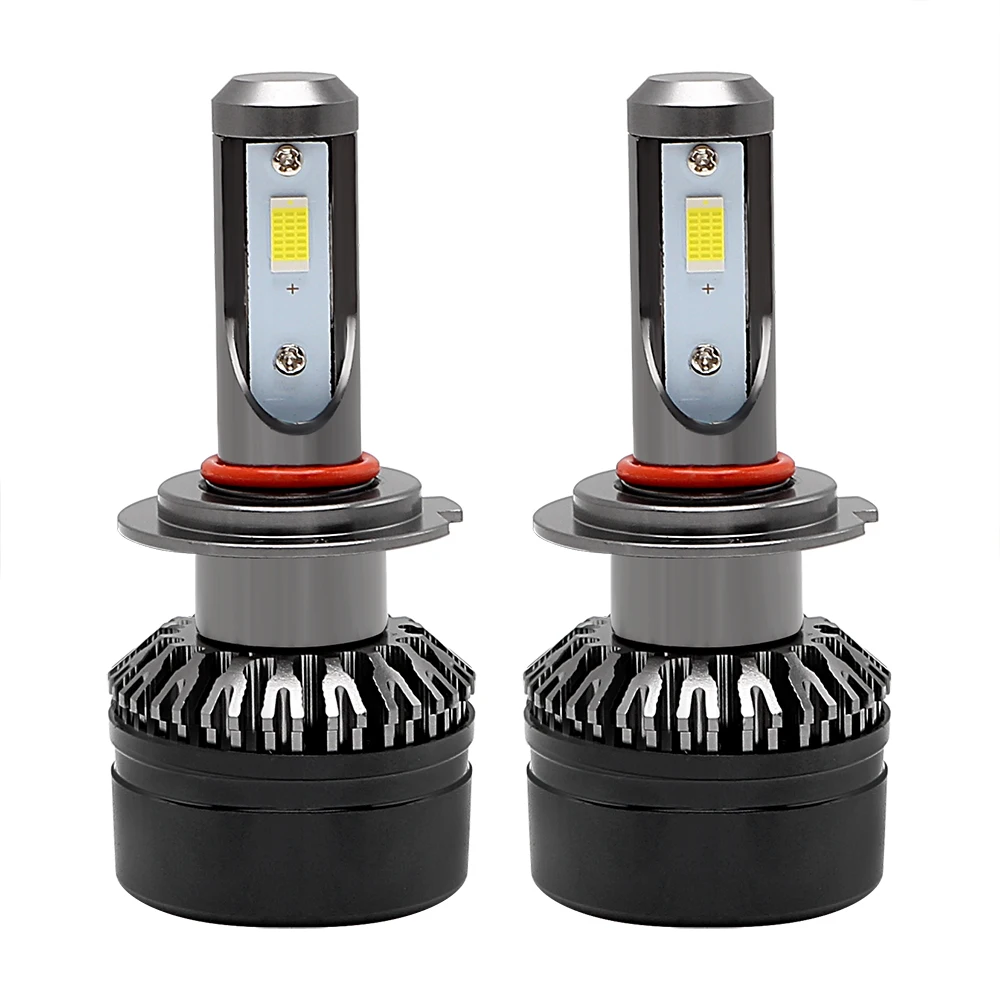 

DC12-24V Super Bright Head Light Bulb Waterproof Fog Lamp LED Car Lights Headlamp 60W/set 6000k 10000LM H7 2pcs White