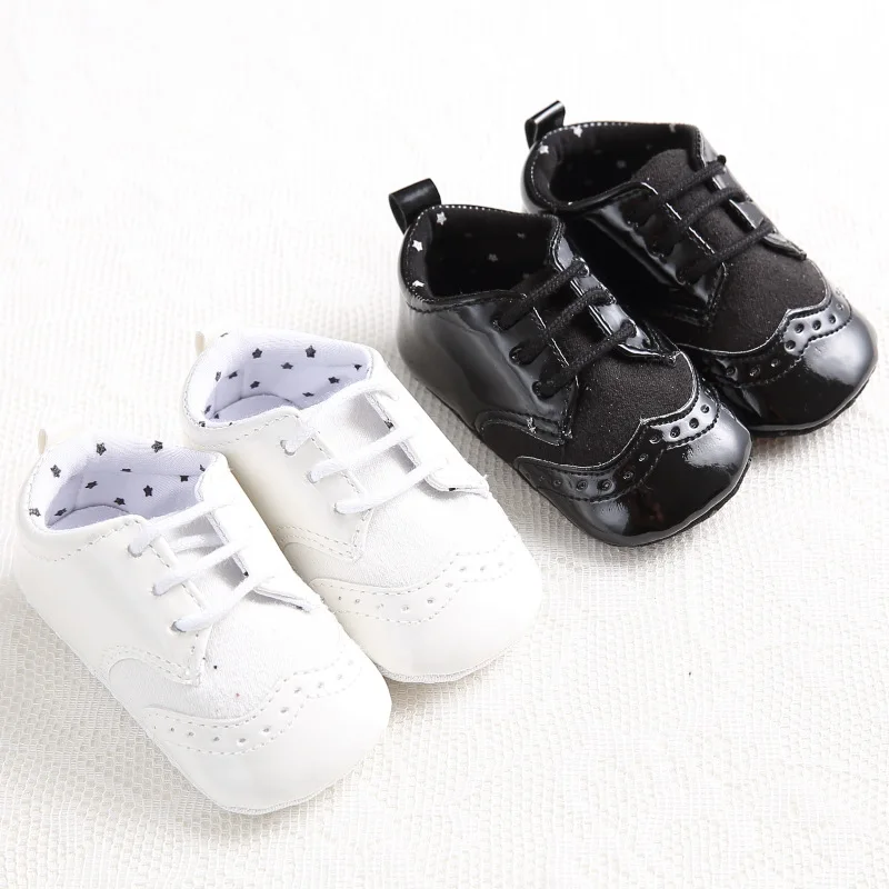 Детские первые ходунки Newbron детская обувь с мягкой подошвой Нескользящая домашняя обувь для малышей Младенцы из искусственной кожи Prewalkers