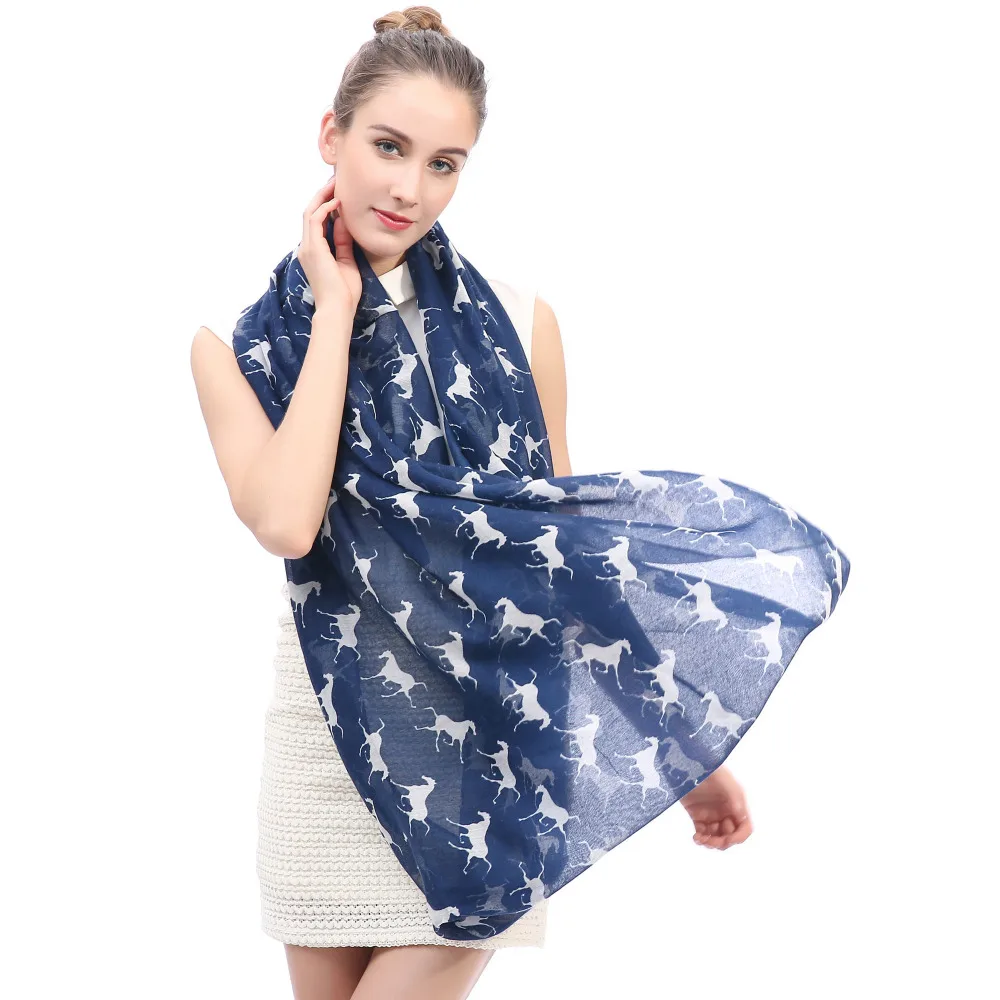 

Horses Animal Print Infinity Loop Circle Tube Scarf