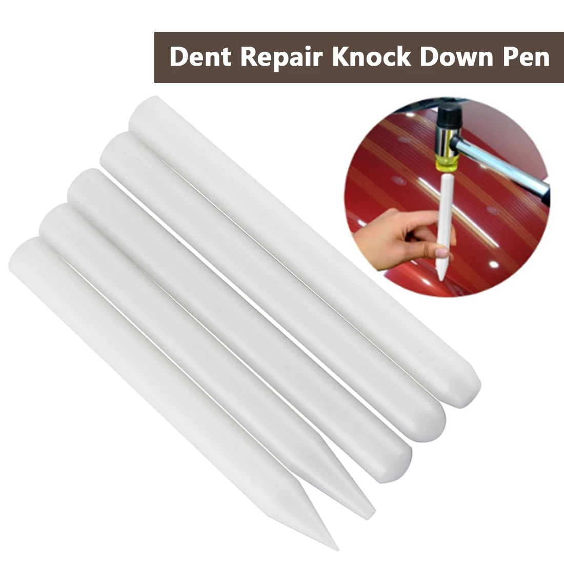 

Repair Tool Set Kits 5pcs/set Car/Auto Tap Down Tool Kit Paintless Dent Repair Knock Down Hand Tool Sets