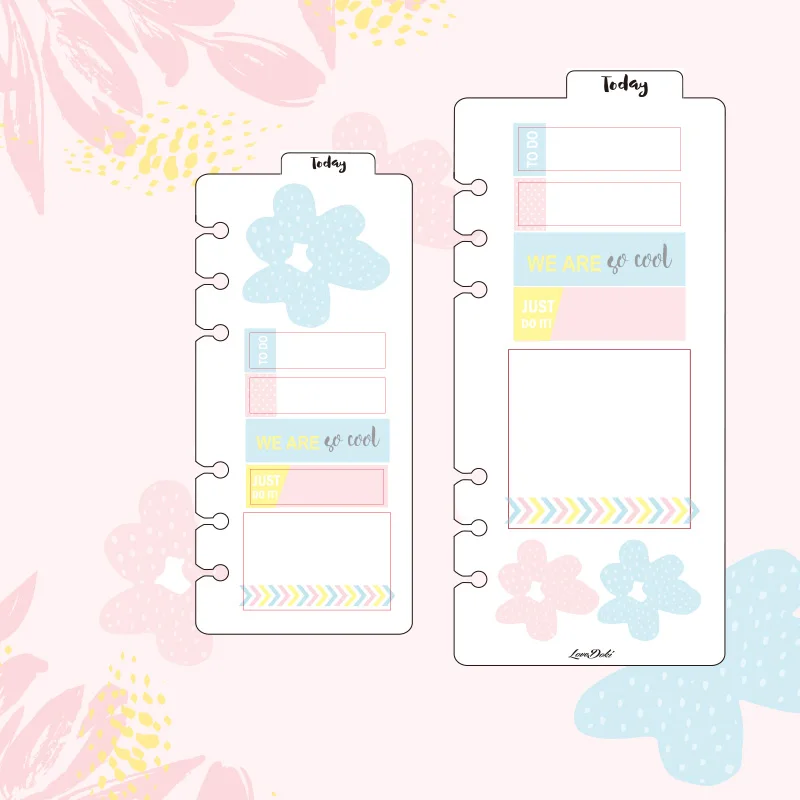 Lovedoki 2019 Весна memo pad Sticky Notes Kawaii Стикеры для Dokibook тетрадь спираль s планировщик флаги