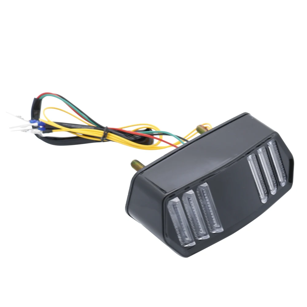 Motorcycle LED Brake Stop Signal Tail Light Street Bike Rear Indicator Turn Signal Light for Honda MSX125 CBR650F CTX700 700N (14)