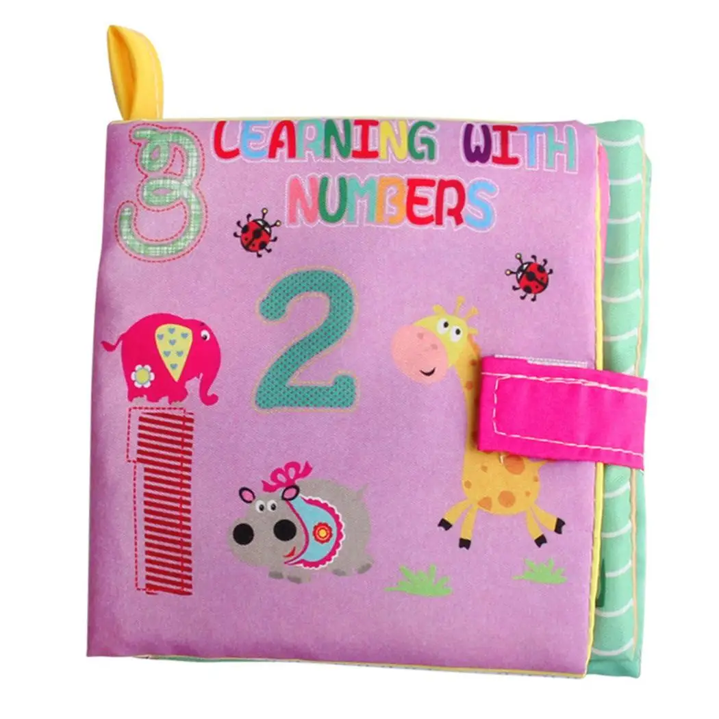 

Kids Cloth Books Cute Infant Baby Fabric Book Ratteles Toy Animal digital letter Geometric diagram Style Newborn Baby Toys Learn