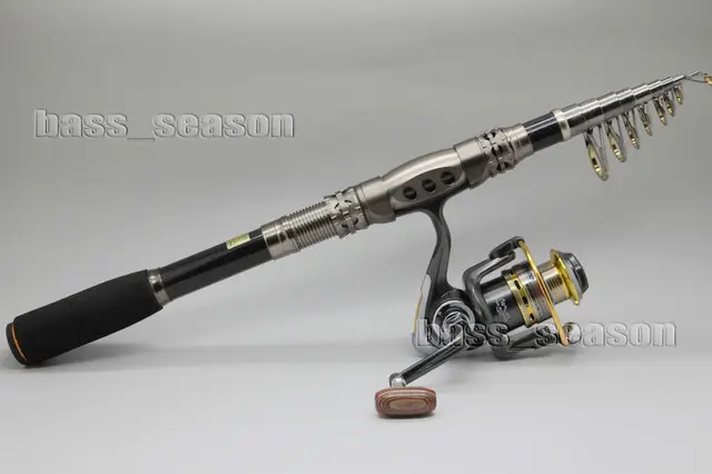 Cheap 3.3M 10.83Ft Mini Fishing Rod Spinning Rod Telescopic Pole Rod Free Shipping 06