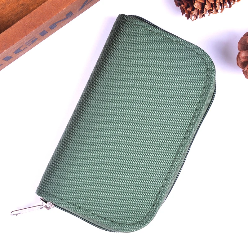 green Питьевой 22 с карманом для карт SD SDHC MMC CF устройство чтения карт памяти Micro SD слот для карт памяти для хранения футляр для переноски Чехол Держатель Слот для карт памяти сумка 5 цветов - Цвет: green