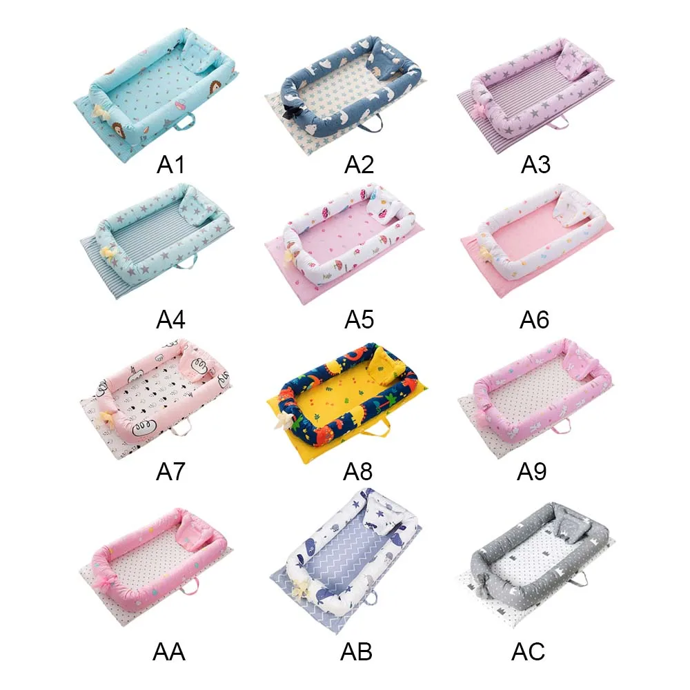 90*50*15cm Foldable Sleeping Crib Bed Portable Crib Bassinet Basket Baby Travel Bed Baby Bumper Baby Crib Bedding Sets
