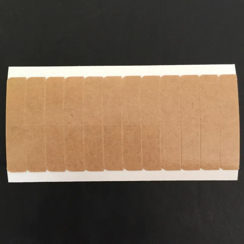 12pcs/sheet Strong Super Hair Tape Italy Protein Double Sided Adhesive Tapes Skin Weft Wig Lace Hair Extension Tool 4x0.8cm