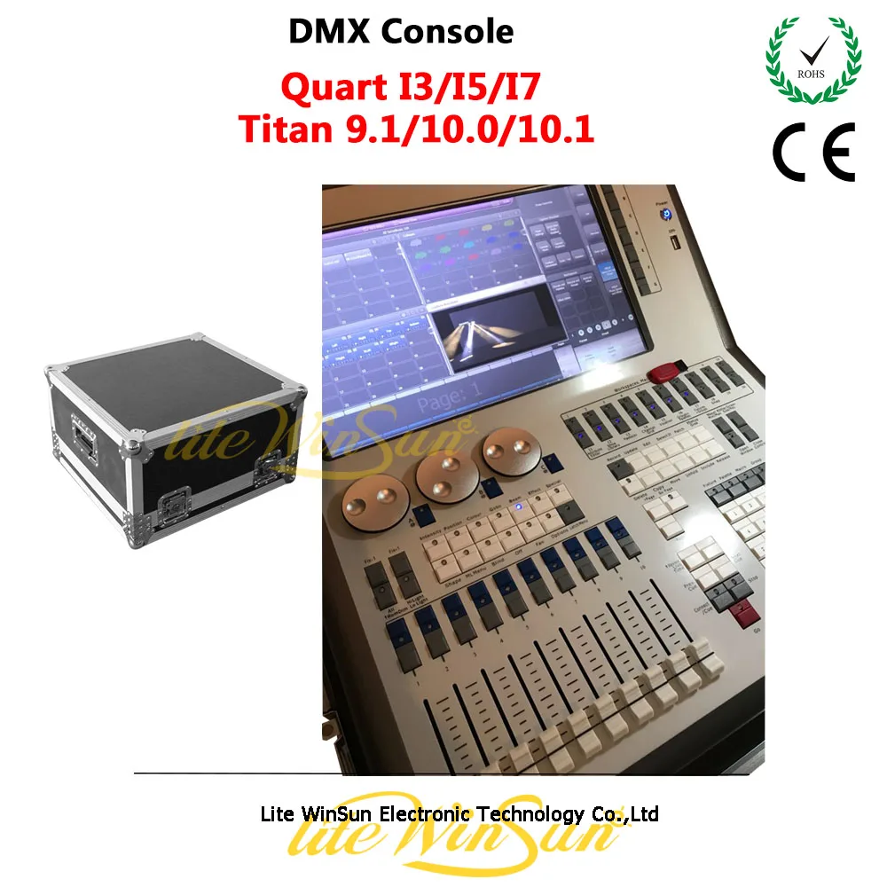 Litewinsune Tiger Quartz DMX Console I3 I5 I7 CPU Support Titan 9.0/10.0/10.1 with Free Flight Case Litewinsune Tiger Quartz DMX Console I3 I5 I7 CPU Support Titan 9.0/10.0/10.1 with Free Flight Case
