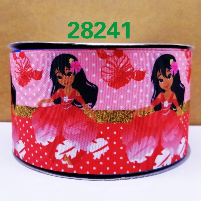 50 ярдов мультфильм напечатанный grosgrain ленты 28265