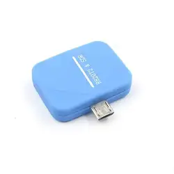 Мини SDR ТВ-тюнер радио приемник USB черный, синий ключ для телефонов Android антенна 25 МГц-1750 МГц