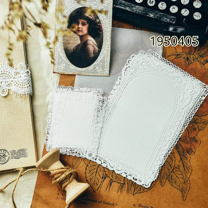 KSCRAFT винтажные элегантные кружевные Doilies бумажные принадлежности для рукоделия