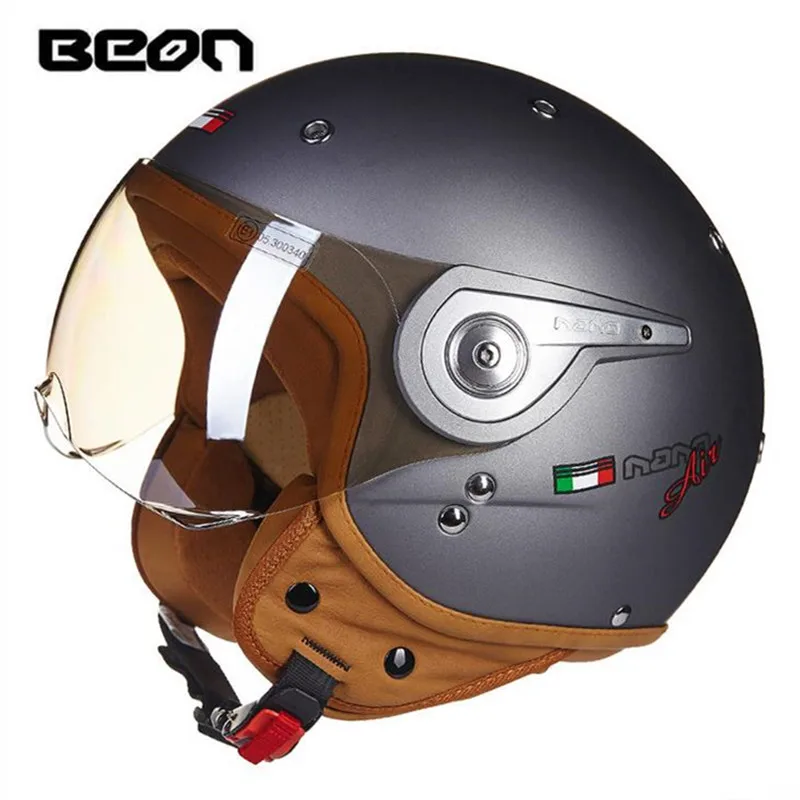 

Genuine BEON motorcycle helmet electric car scooter helmet summer half helmet fashion harley helmet