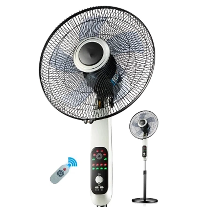 

Household fans shaking his head quiet mute vertical fan remote control energy-saving landing fan desktop student fan