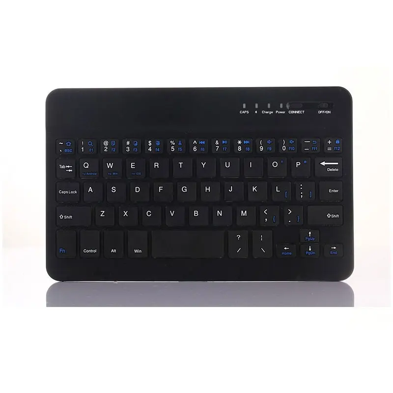 Bluetooth беспроводной клавиатура чехол для asus Nexus 7(2013 дюймов планшеты испанско-Русская клавиатура+ стилусы ручка OTG - Цвет: Keyboard Only