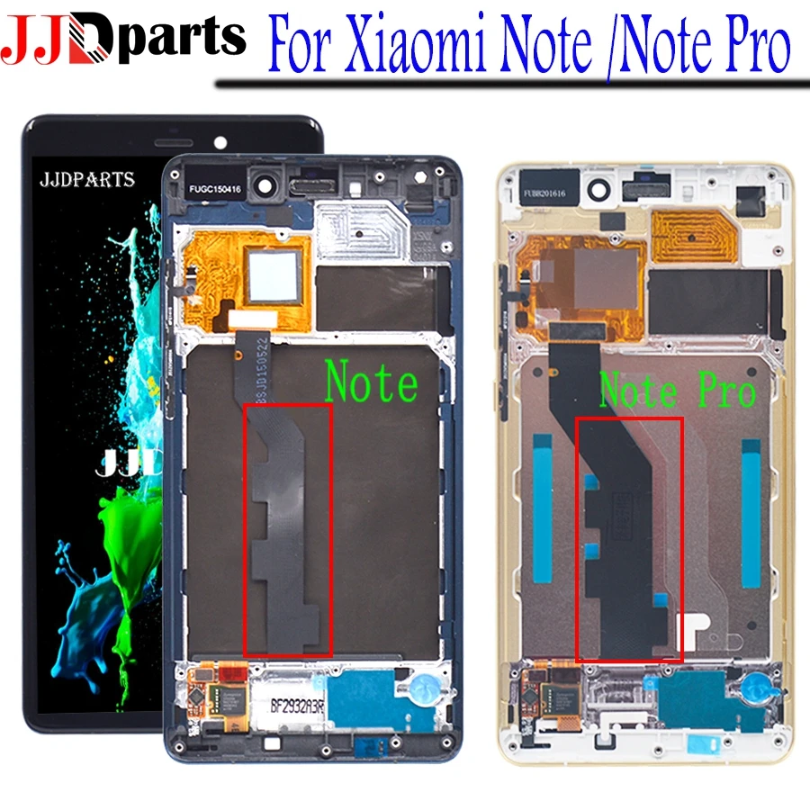 

Original For 5.7"LCD Xiaomi Mi Note Display With Frame LCD Display Screen+Touch Digitizer Assembly Xiaomi Mi Note Pro LCD Replac
