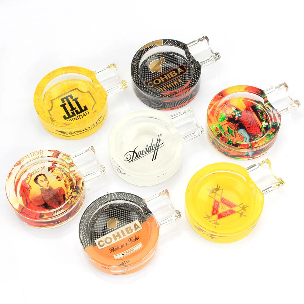 Cigar Ashtray Crystal Pocket Ashtray Classic Car Ashtrays Single Holder