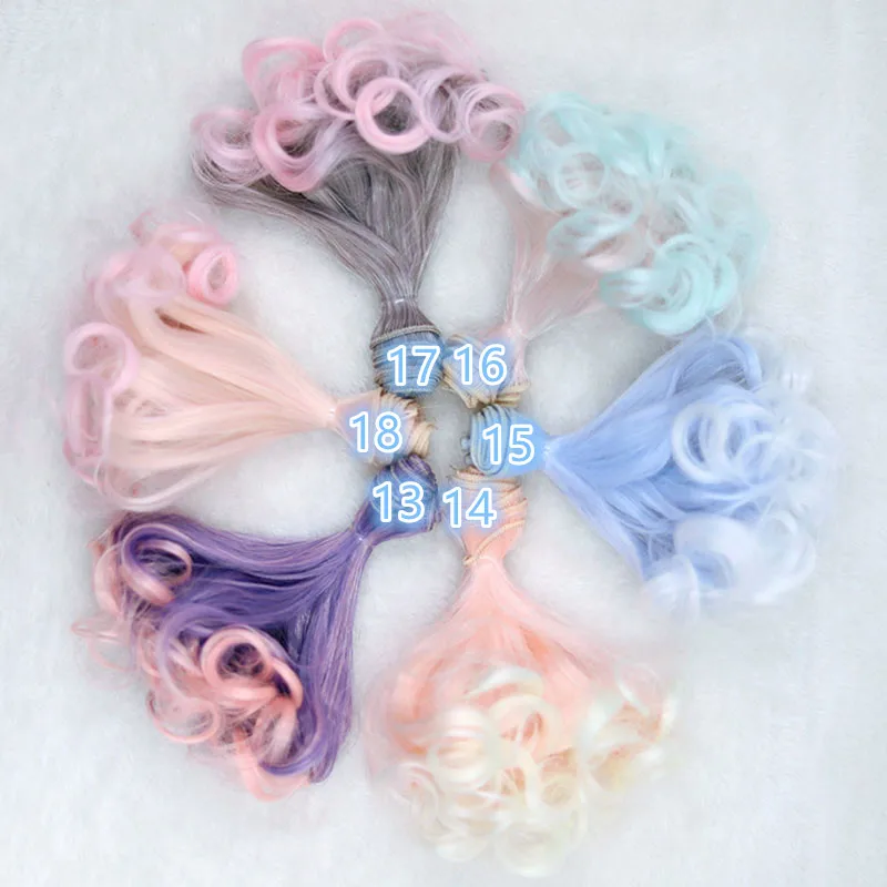 BJD куклы 15 см * 100 Парики Для 1/3 1/4 1/6 SD chole Blyth высокотемпературная проволочная кукла