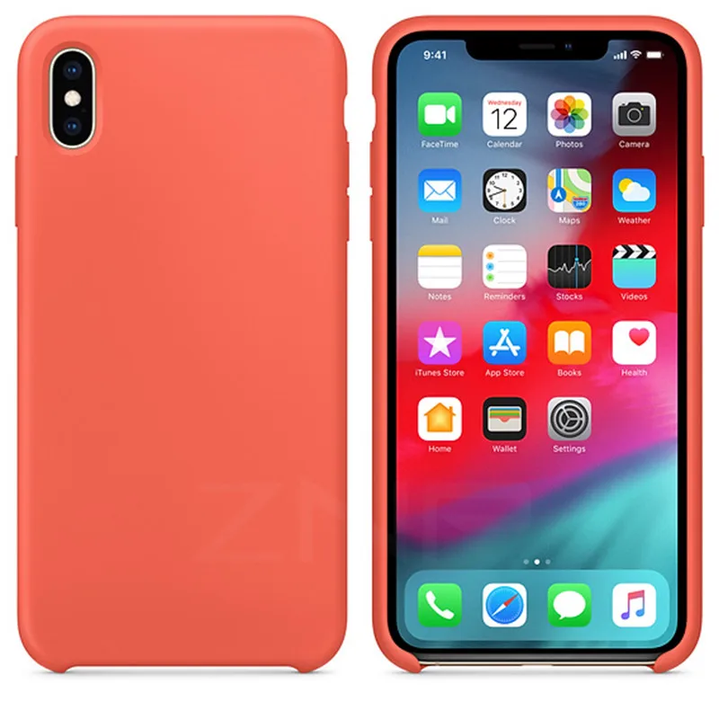 

ZNP Original Soft Silicone Phone Case For iPhone 6 6s 7 8 Plus X XS max XR Cover Case For Apple iPhone X XS Max XR Shell Capa