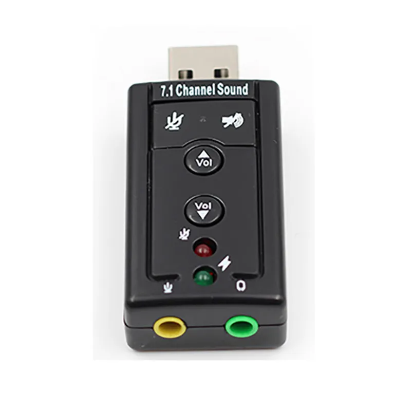 T 7.1 External USB Sound Card USB to Jack 3.5mm Headphone Audio Adapter Micphone For Mac Win Compters Android Linux Free Shipping (1)