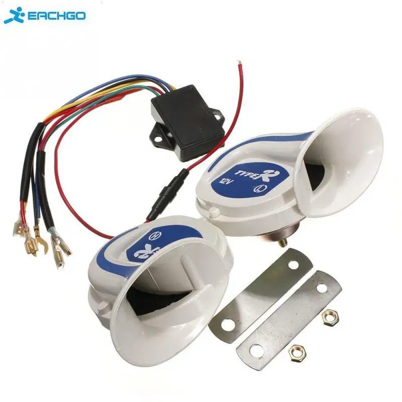  2018 Hot Sales Siren Loud Air Snail Horn magic 8 Sounds Digital Electric 12V Car Truck Vehicle