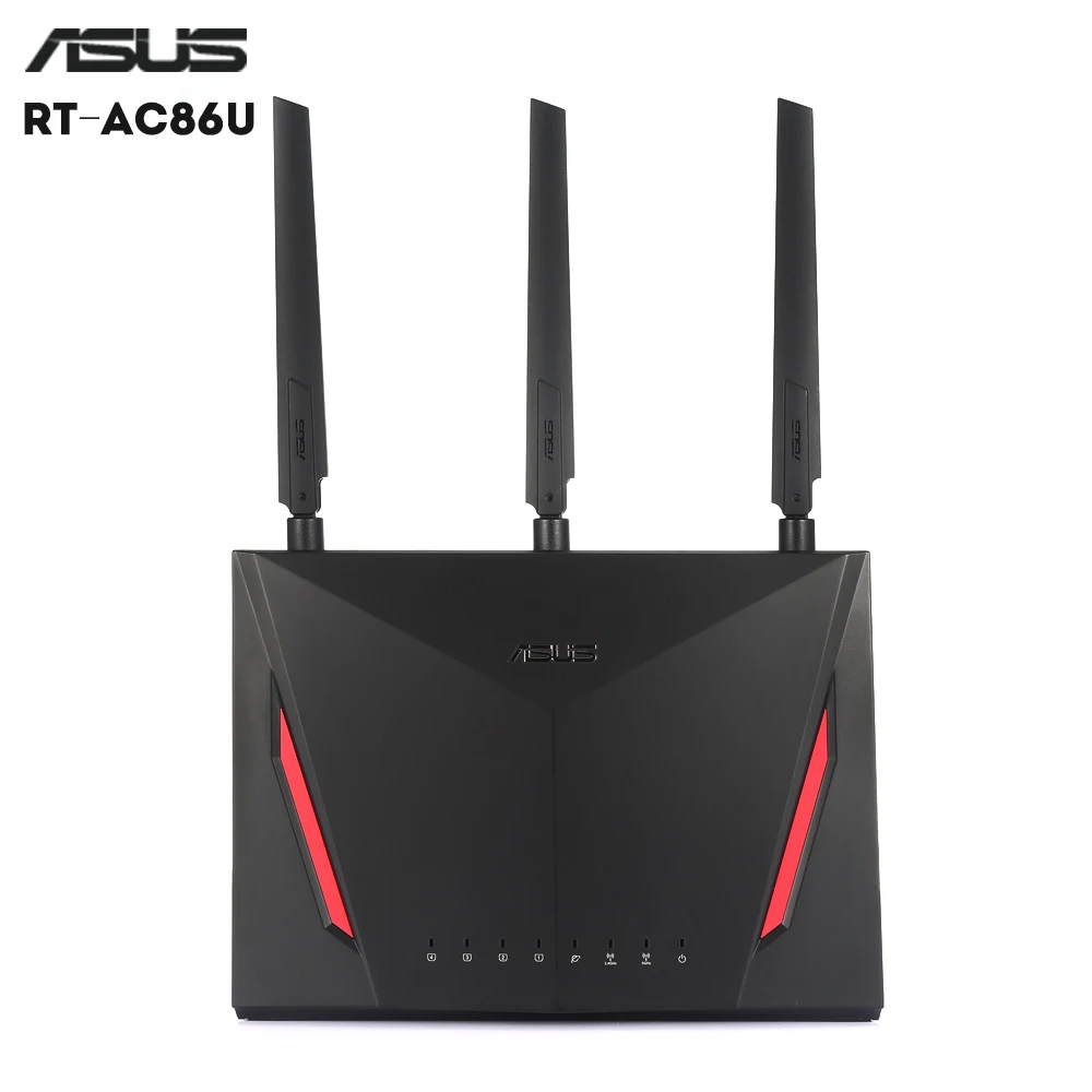 

Original ASUS RT - AC86U Router Dual Core 2.4GHz 5GHz AC WiFi 1000Mbps LAN for Gaming Support USB