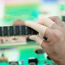 1 упаковка одноразовый резиновый латексные напальчники антистатические противоскользящие рабочие защитные Перчатки Многофункциональные пальчиковые кроватки