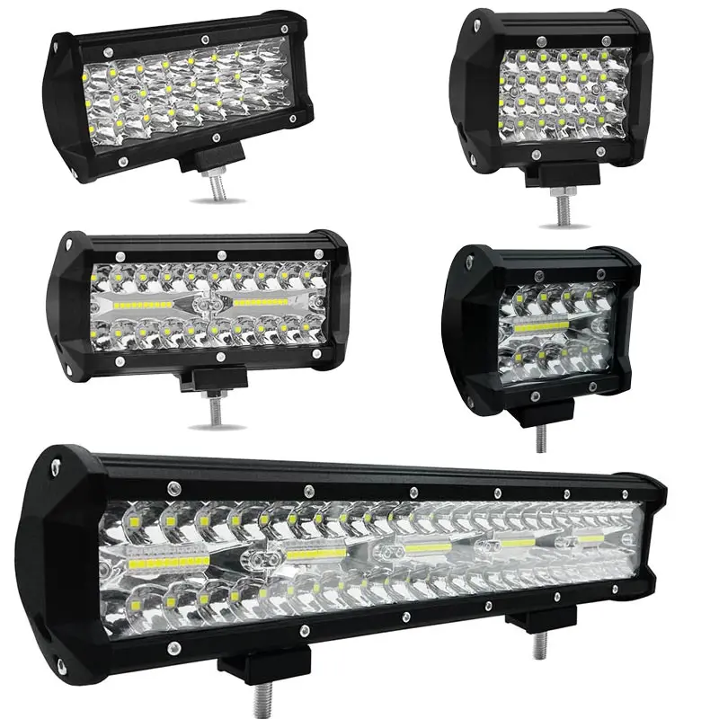 

60W 72W 120W 300W LED work Light LED Bar Light for Motorcycle Tractor Boat Off Road 4WD 4x4 Truck SUV ATV 30000LM barra led car