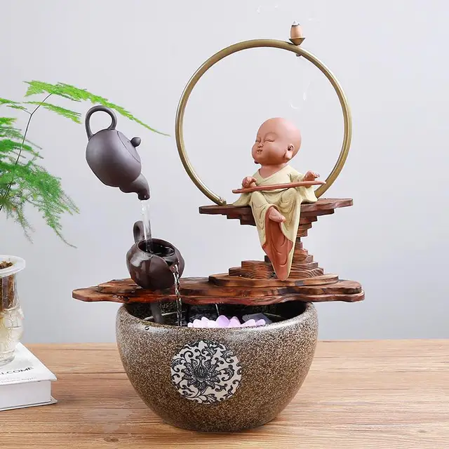 Creative Chinese Style Water Fountain Decoration Living Room Decoration