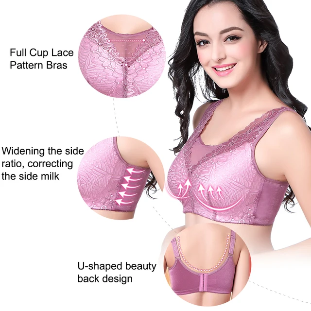 6026 Soft and Comfortable Bra for Mastectomy 75-100BC CUP with Pockets for Silicone Breasts for Breast Cancer Women 4