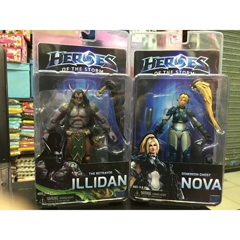 

6inch 15cm NECA Heroes Of The Storm Sylvanas Nova Tyrael Arthas Illidan Action Figure Model Toy