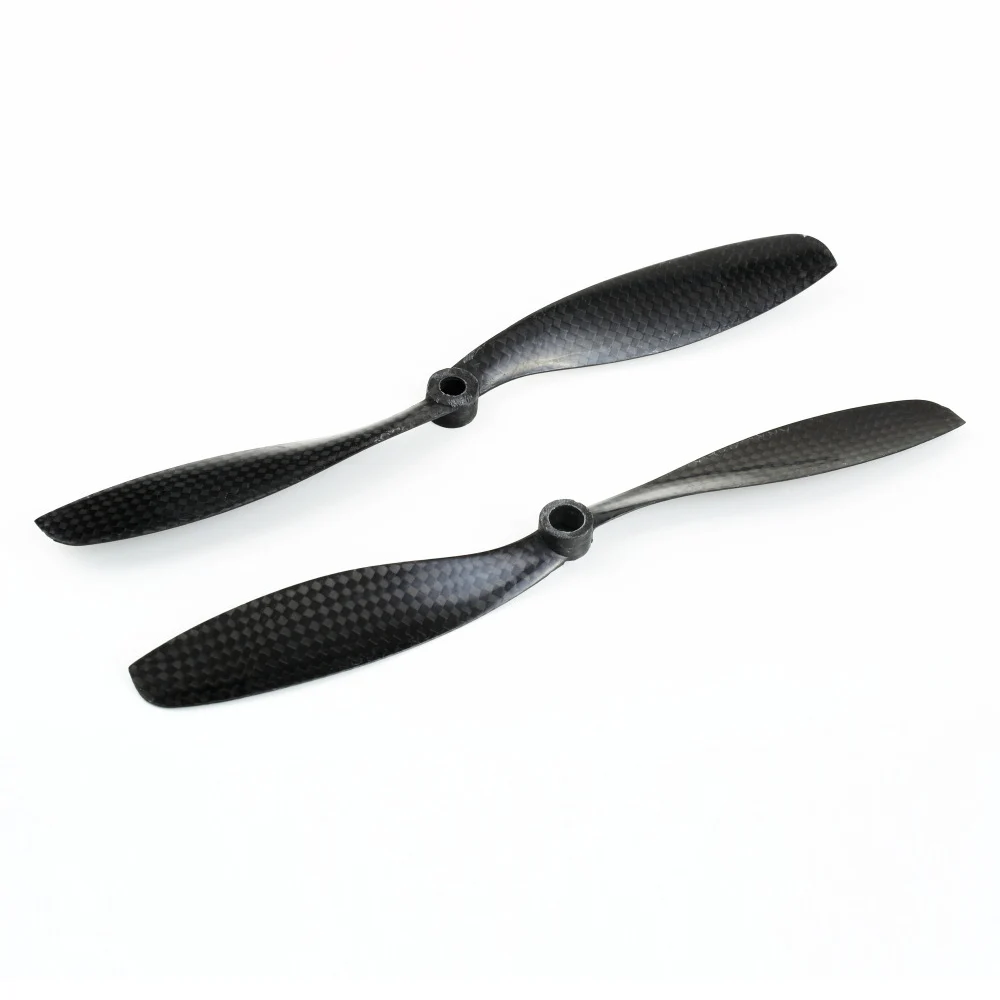 2 Pairs 8045 8x4.5 Carbon Fiber Propeller Prop CW CCW 8mm Shaft For DJI Phantom