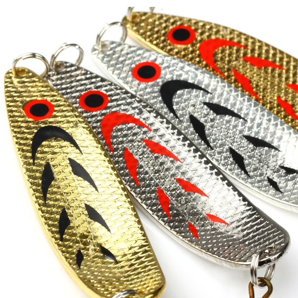 Novedad 1g punid 10g-38g spinner señuelo de Pesca mepps cebo de metal cuchara aparejos de Pesca Vissen Pesca lentejuelas Paillette solo Mustad anzuelos
