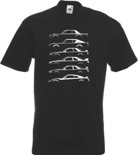 

2019 Hot sale Fashion Evolution of Skyline GTR inspired Car Nismo SilhouetteT-Shirt TShirt Tee shirt