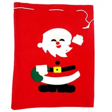 1 Piece Random Pattern Christmas Santa Claus Large Gift Bags Christmas Tree Ornaments Supplies Creative Kids Funny Novelty Toys