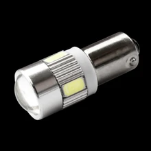 Ampoule latérale de feu de stationnement automatique, BA9S T11 363 T4W 6 SMD 5630 5730, ampoule blanche rouge bleue jaune verte DC 12V, 1 pièces