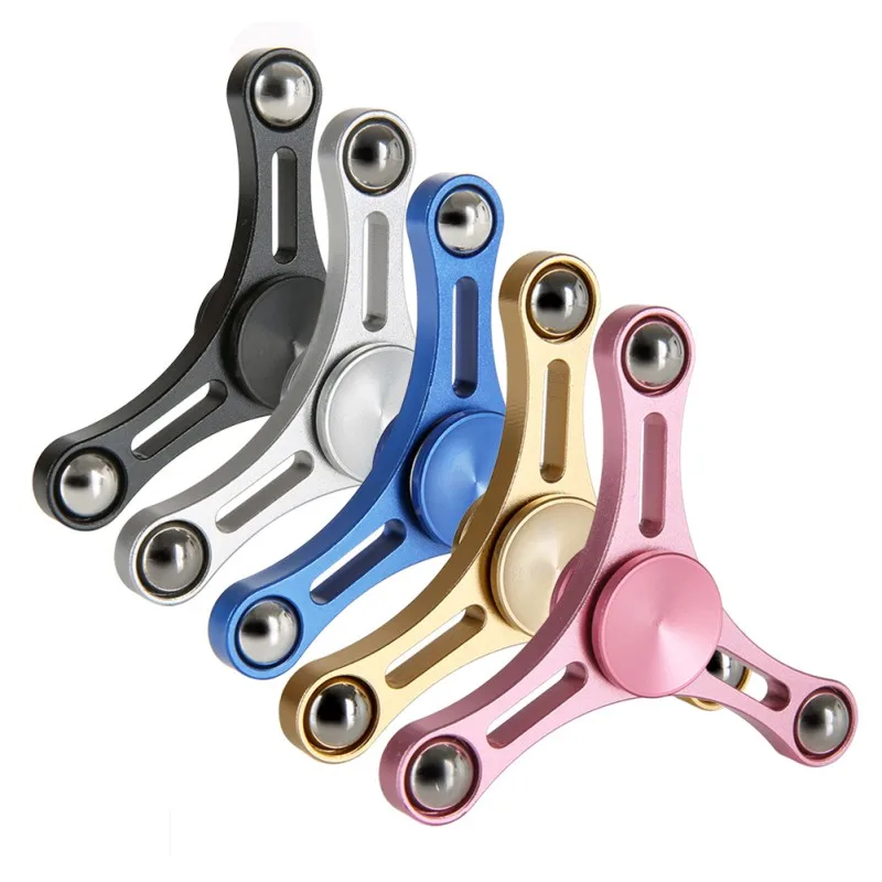 

Aluminum Alloy Hollow Out TriangFinger Spinner Fidget EDC Hand Spinner For Autism and ADHD Relief Focus Anxiety Stress Gift Toys