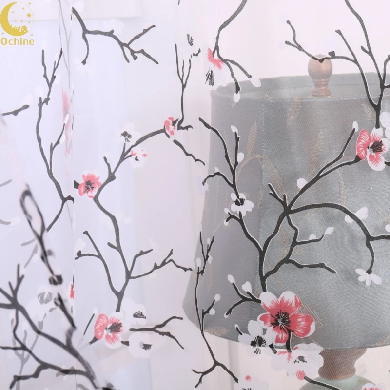 

OCHINE Butterfly High-end Screens Curtain Home Textiles Finished Bedroom Living Room Light Butterfly Curtians 2049
