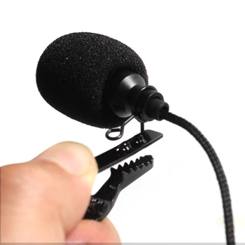 

Metal Plastic 2.5m Omnidirectional Microphone 3.5mm Jack Lavalier Tie Clip Microphone Mini Audio Mic For Game Speech