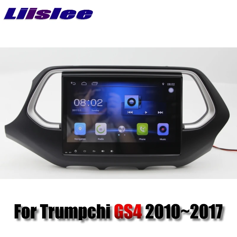 Sale For Trumpchi GS4 2010~2017 LiisLee Car Multimedia CarPlay Adapter GPS Audio Hi-Fi Radio Stereo Original Style Navigation NAVI 4
