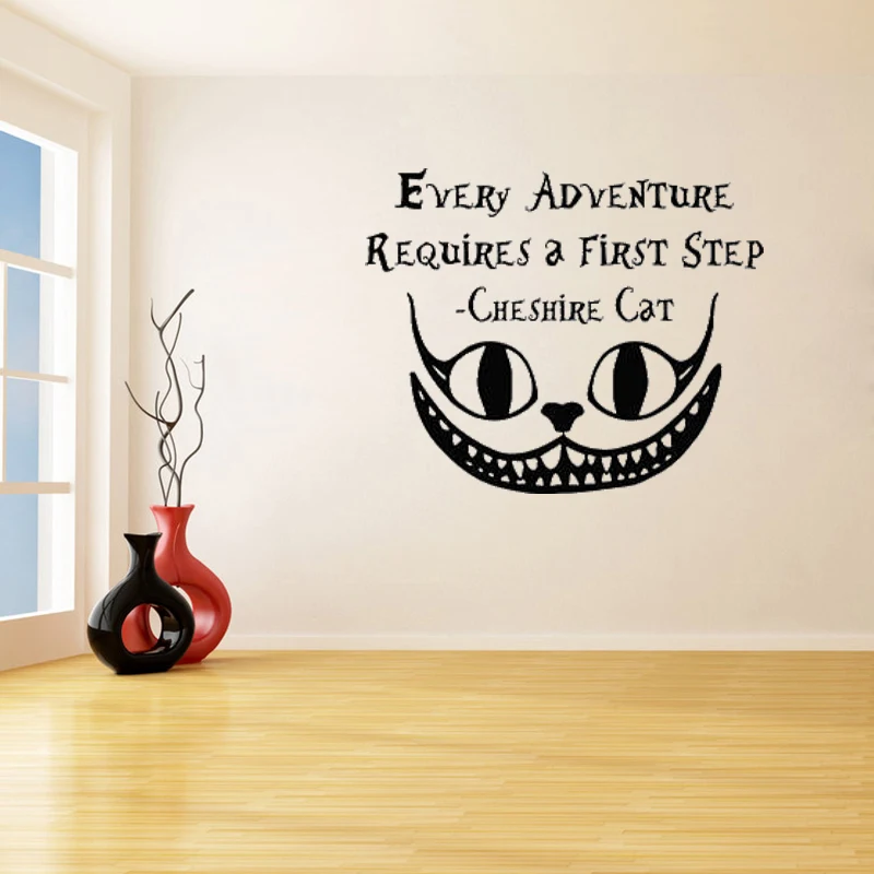 Alice in Wonderland Wall Stickers for Living Room Home Decor Vinyl