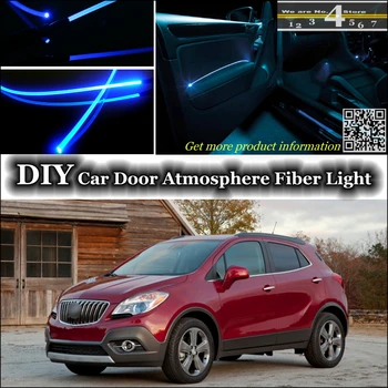 

interior Ambient Light Tuning Atmosphere Fiber Optic Band Lights For Buick Enclave Inside Door Panel illumination Not EL light